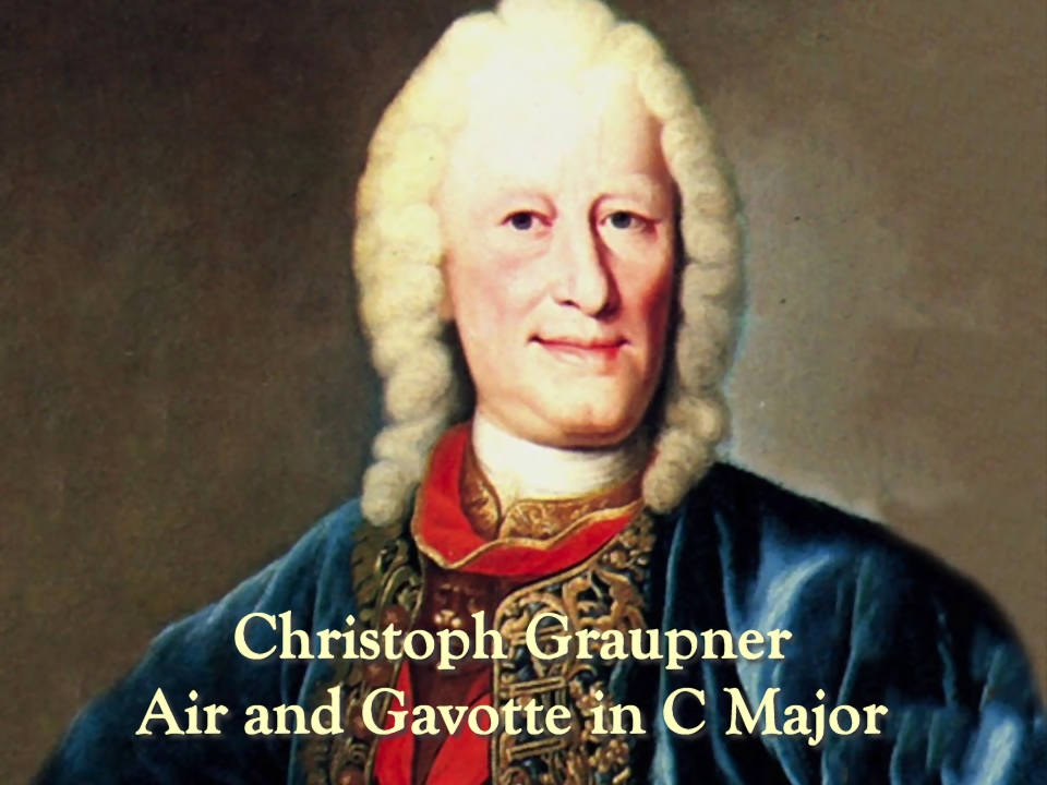 Christoph Graupner'S Air And Gavotte In C Major