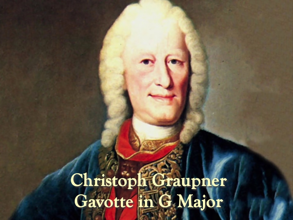 Christoph Graupner'S Gavotte In G Major